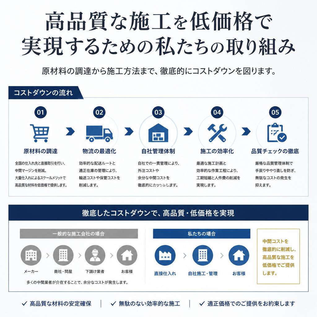 安さの秘訣