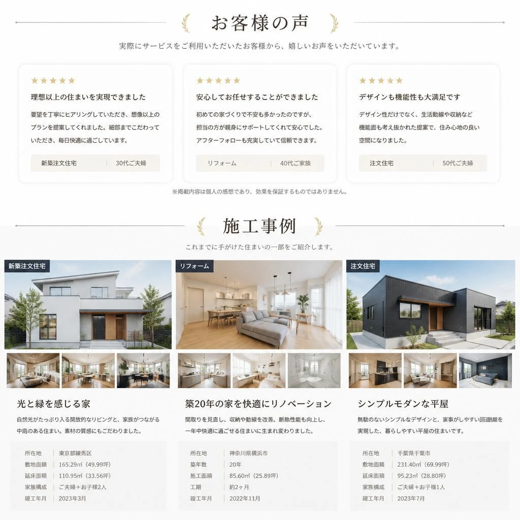 お客様の声