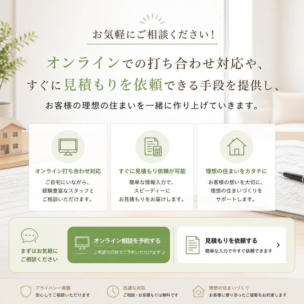 7. お問い合わせで理想の住まいを実現