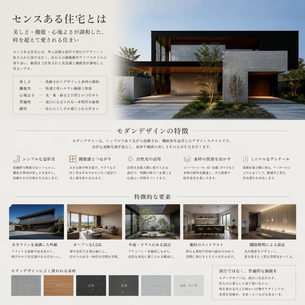 2. センスある住宅とは？