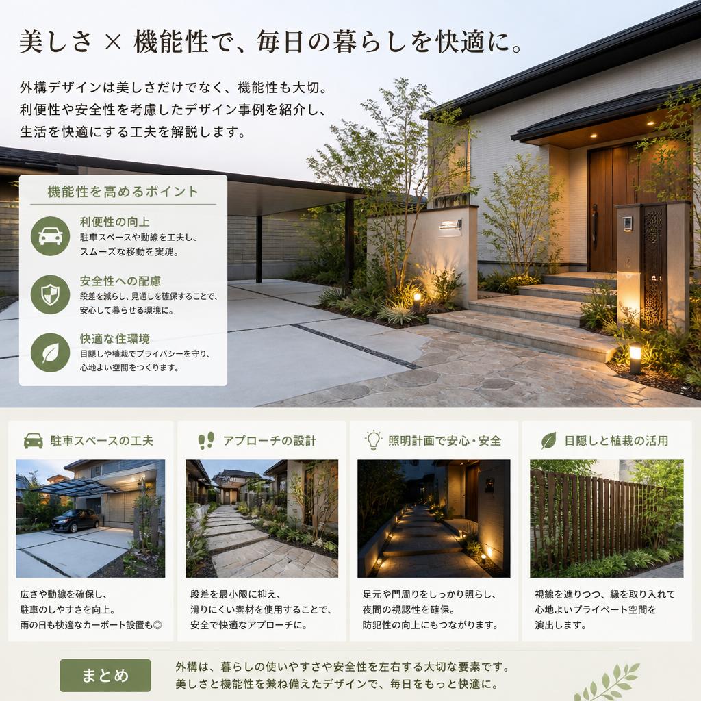 機能性を重視したデザイン