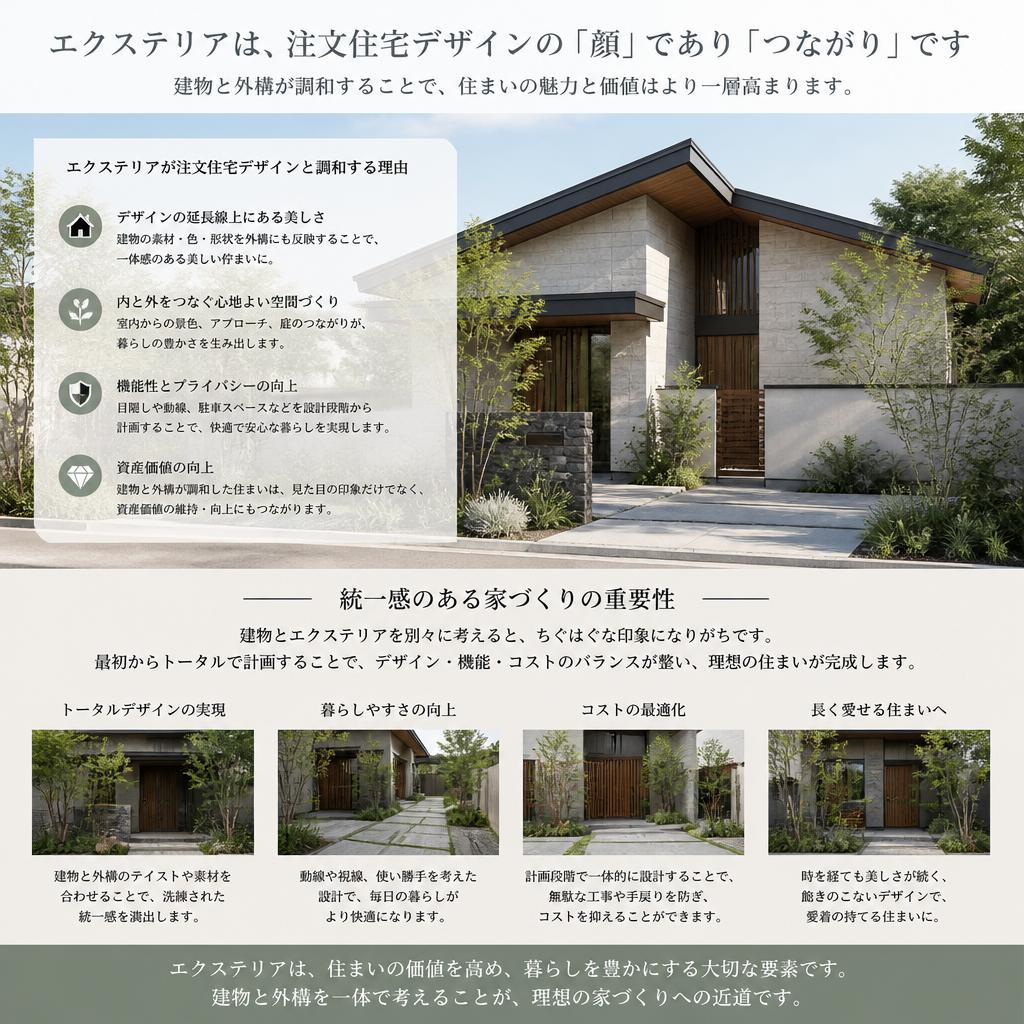 注文住宅デザインとの調和