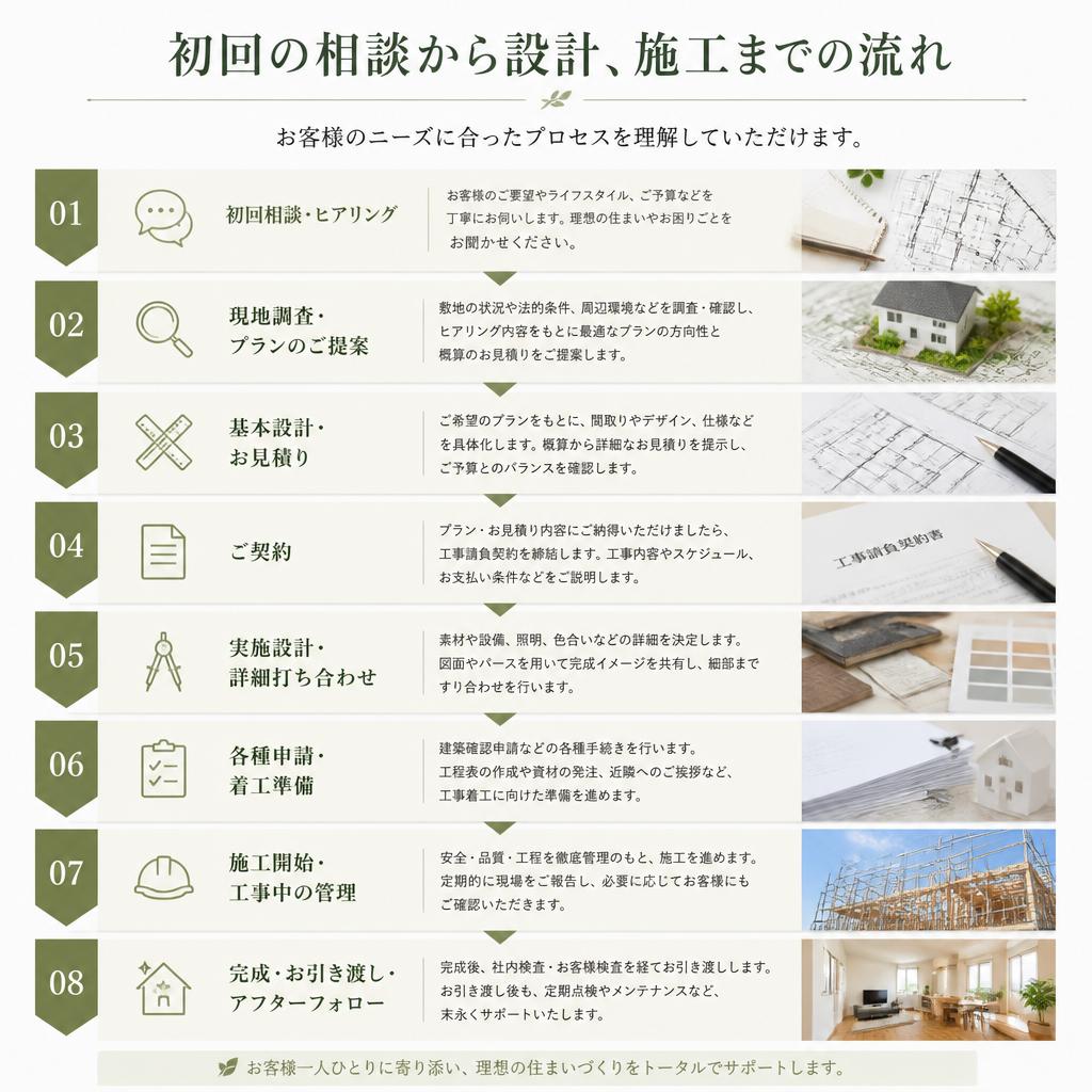 私たちの施工プロセス