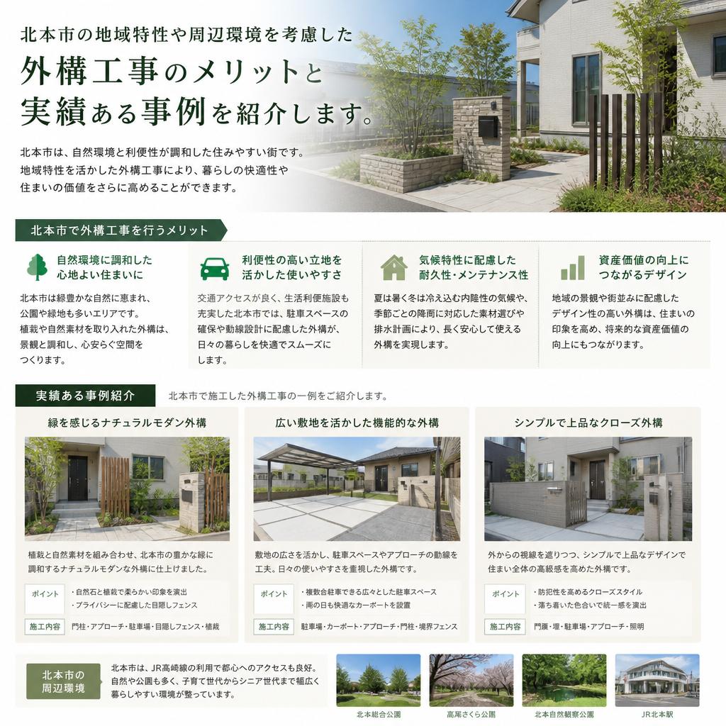 北本市の特性を活かした提案