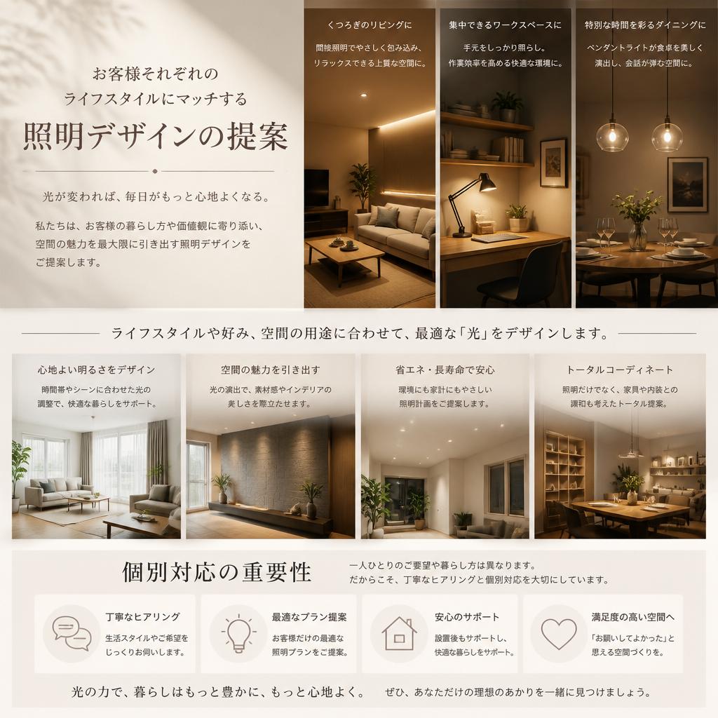 あなたのライフスタイルに合ったデザイン