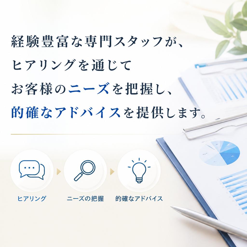 5. 専門スタッフが丁寧にサポート！