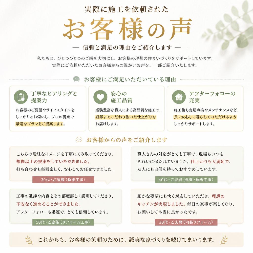 4. お客様の声