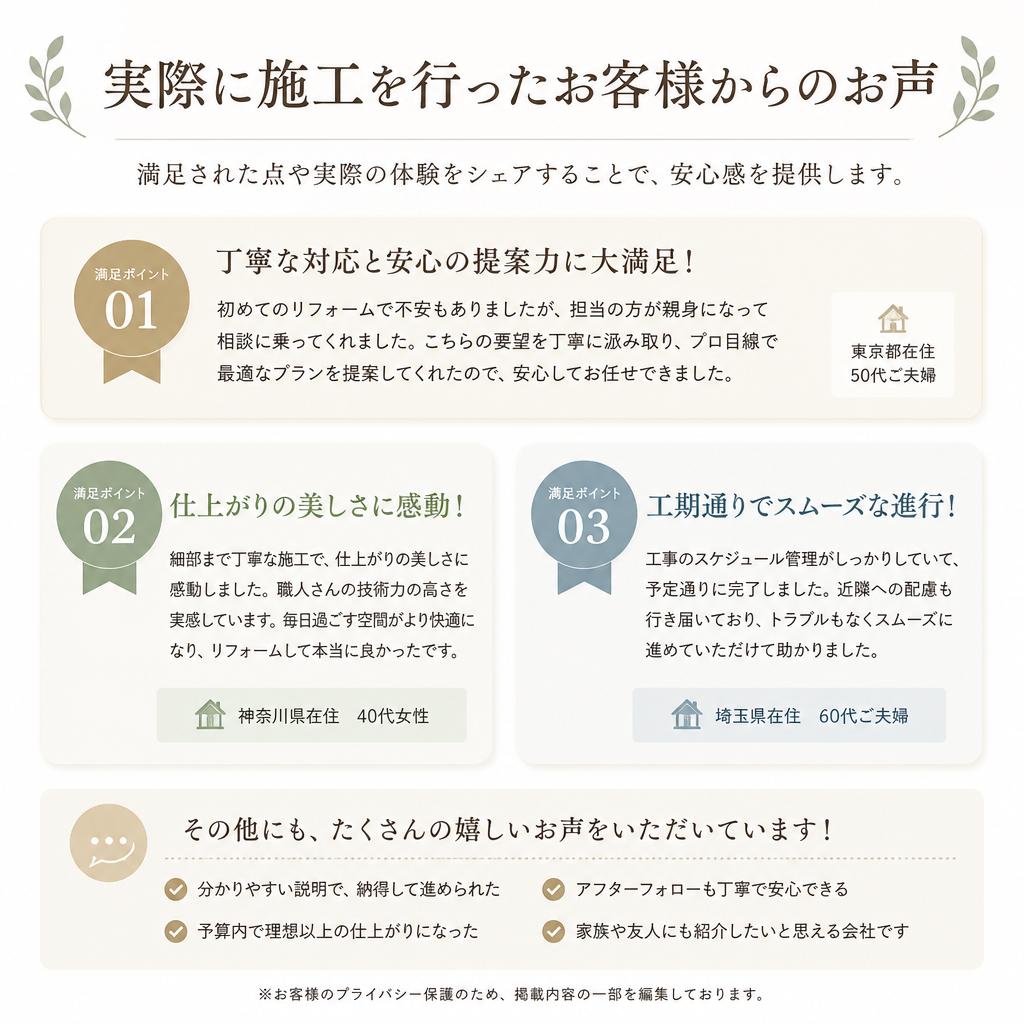 お客様の声