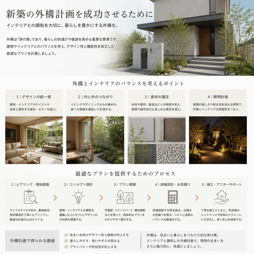 注文住宅に最適な外構の提案