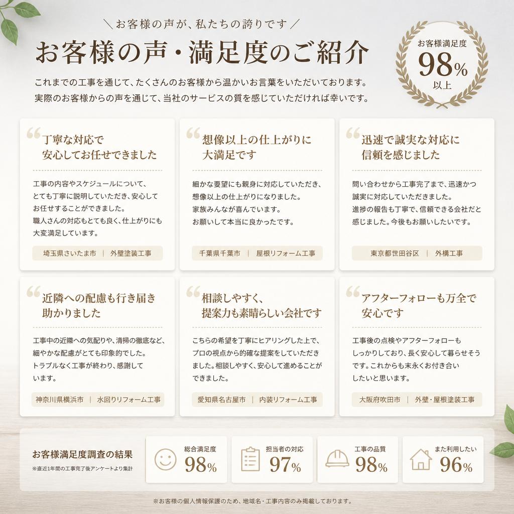 5. お客様の声