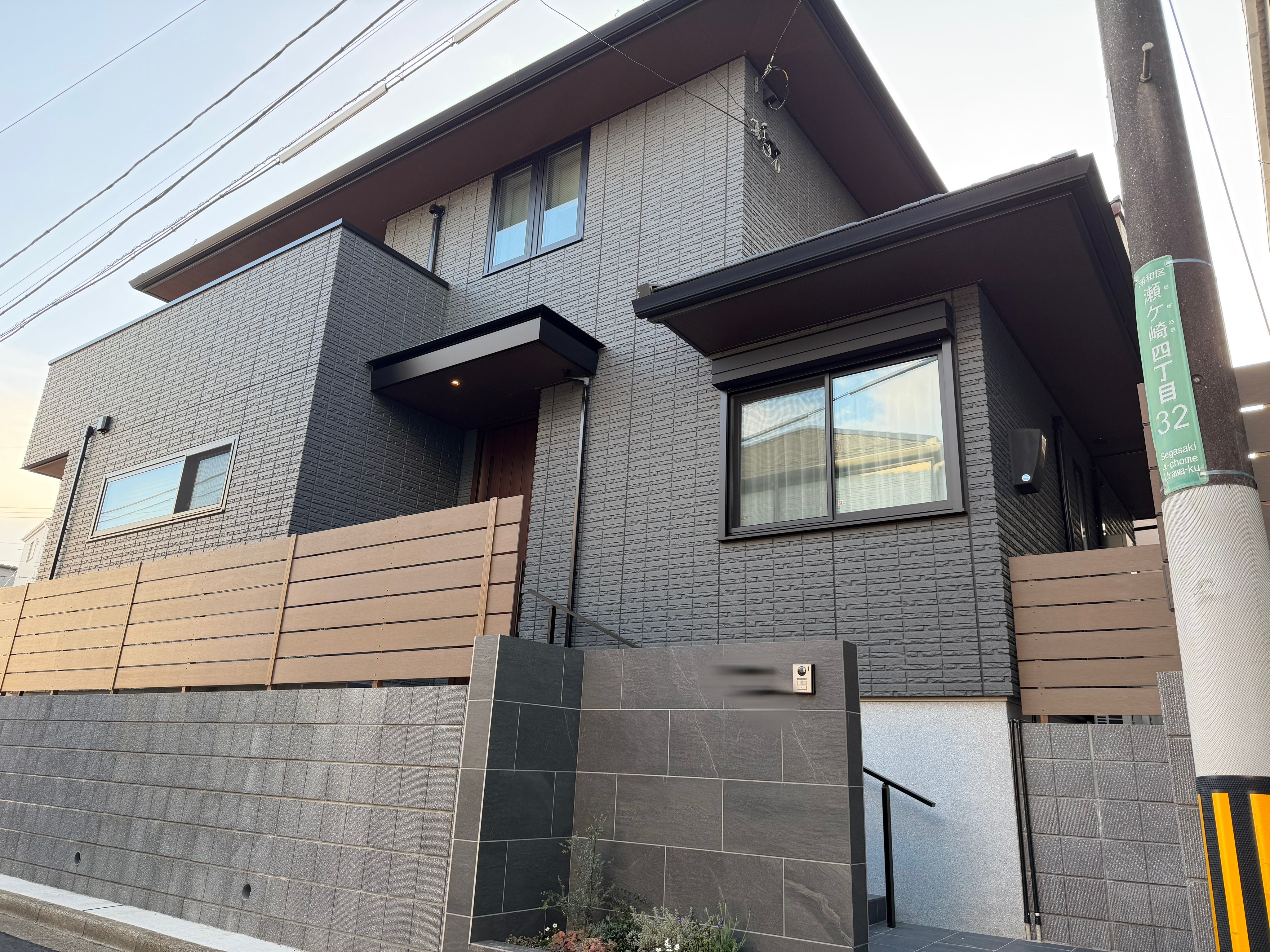 新築にぴったりな門柱デザインで、外構を格上げ！